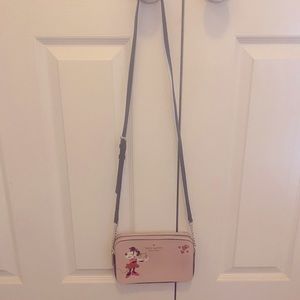 ⚜️ KATE SPADE X MINNIE MOUSE DOUBLE ZIP CROSSBODY SHOULDER BAG - NWOT